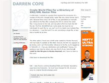 Tablet Screenshot of darrencope.com